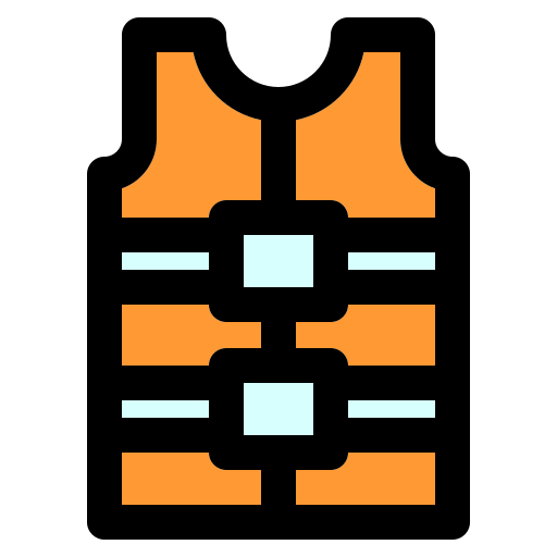 Спасательный жилет Generic Outline Color иконка