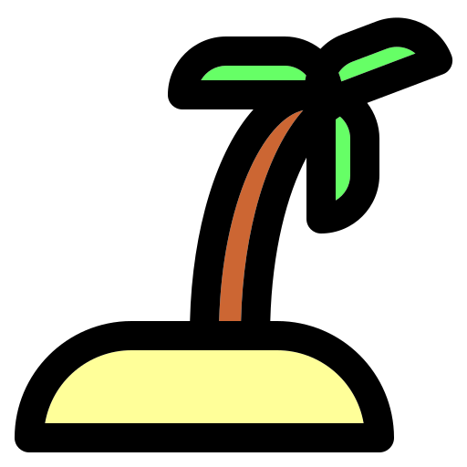 섬 Generic Outline Color icon