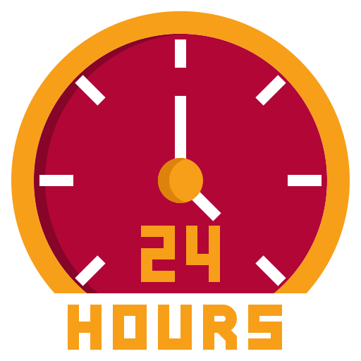 24 horas Generic Flat icono