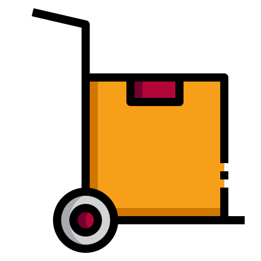 carrinho de entrega Generic Outline Color Ícone