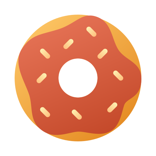 donut Generic Flat Gradient Icône