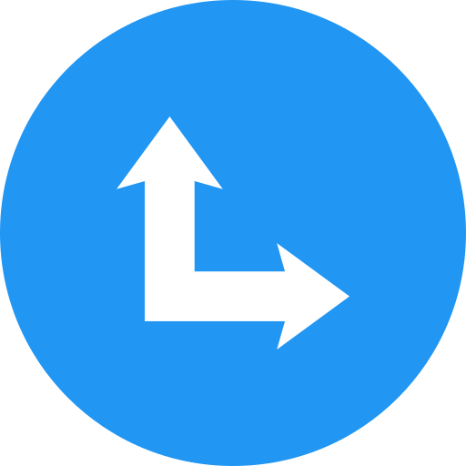 上向き矢印 Generic Flat icon