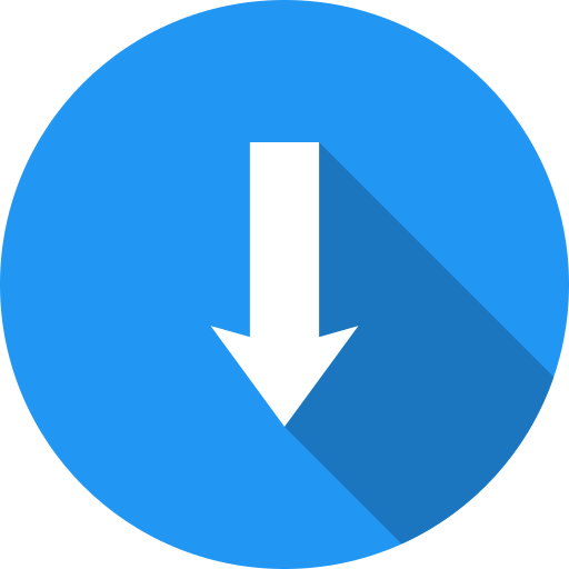 Arrow down Generic Circular icon