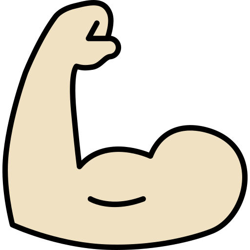 bíceps Generic Outline Color icono