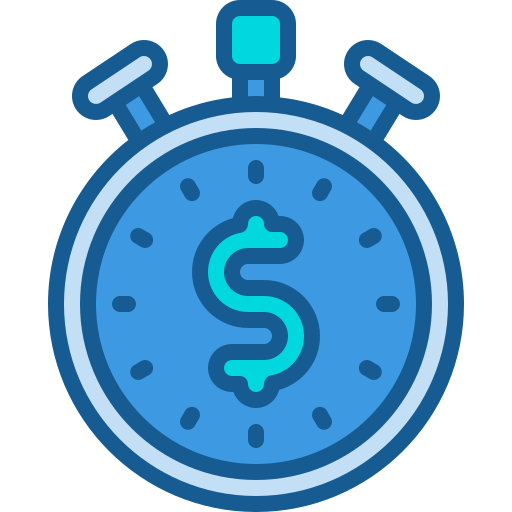 Время - деньги Berkahicon Lineal Color иконка