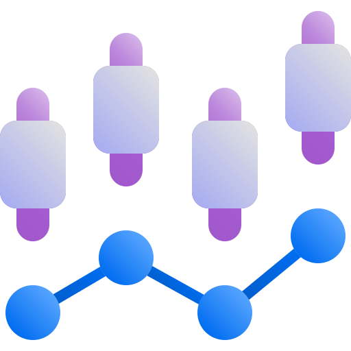 analyse des données Generic Flat Gradient Icône