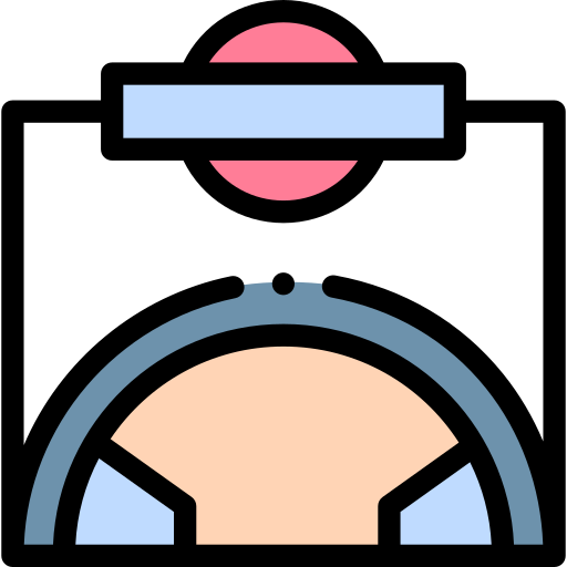 지하철 Detailed Rounded Lineal color icon