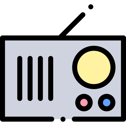 radio Detailed Rounded Lineal color icono