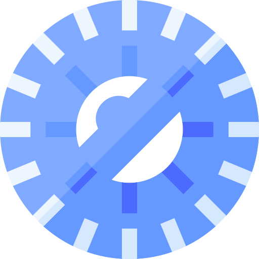 Protractor Basic Straight Flat icon