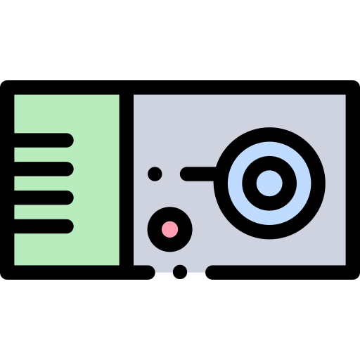 Projector Detailed Rounded Lineal color icon