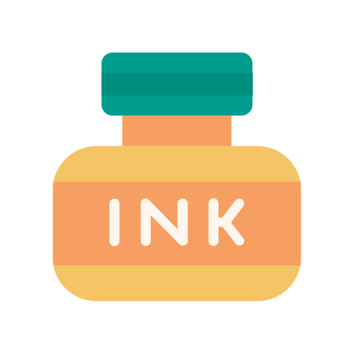 inkt Good Ware Flat icoon