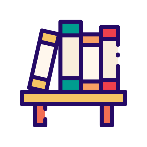 Bookshelf Good Ware Lineal Color icon