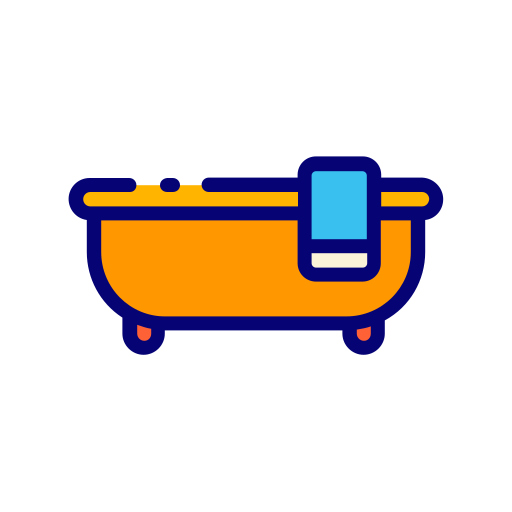 badkuip Good Ware Lineal Color icoon