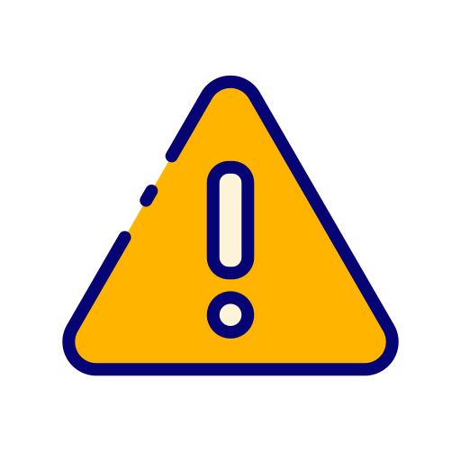 Caution Good Ware Lineal Color icon