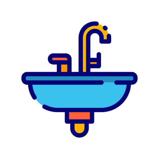Sink Good Ware Lineal Color icon