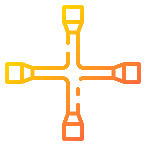 Крест гаечный ключ Good Ware Gradient иконка