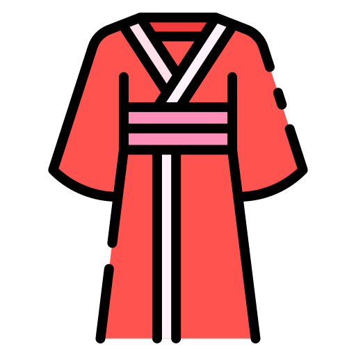 kimono Good Ware Lineal Color ikona