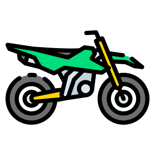 Motocross Good Ware Lineal Color icon