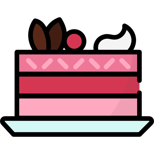 ケーキの一部 Special Lineal color icon