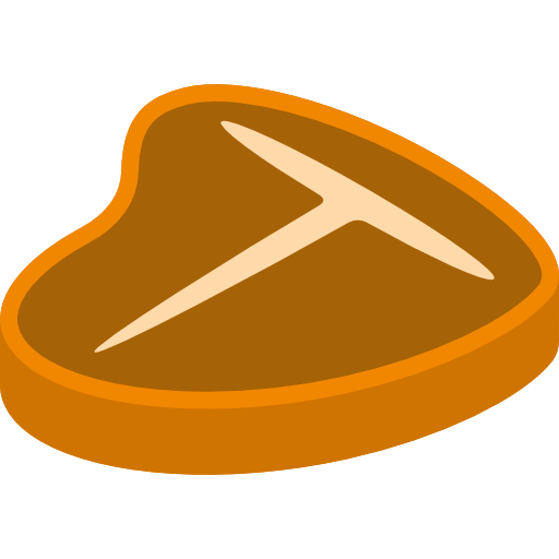 bistecca Isometric Flat icona