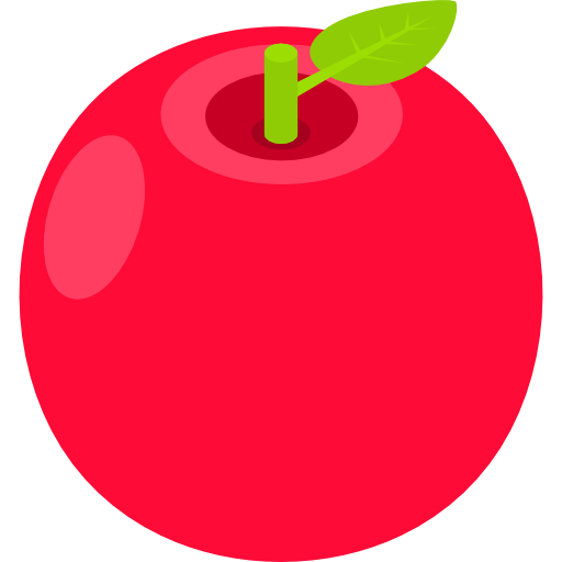 яблоко Isometric Flat иконка