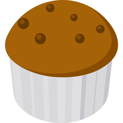 muffin Isometric Flat Ícone