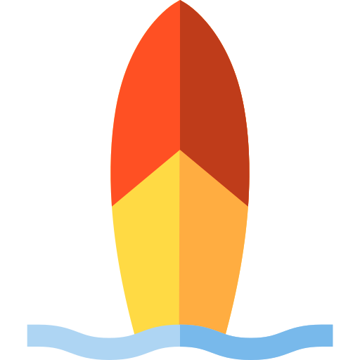 planche de surf Basic Straight Flat Icône