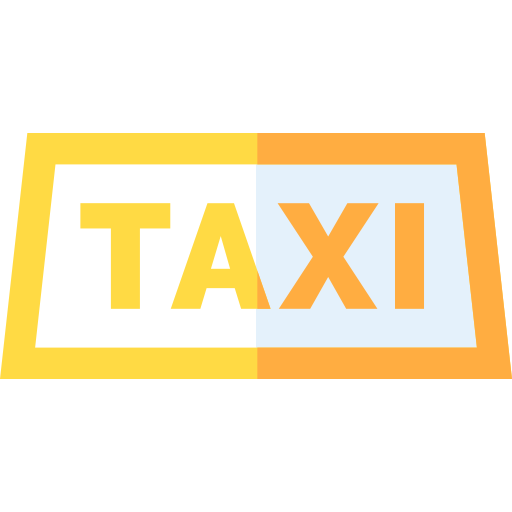 taxi Basic Straight Flat icono