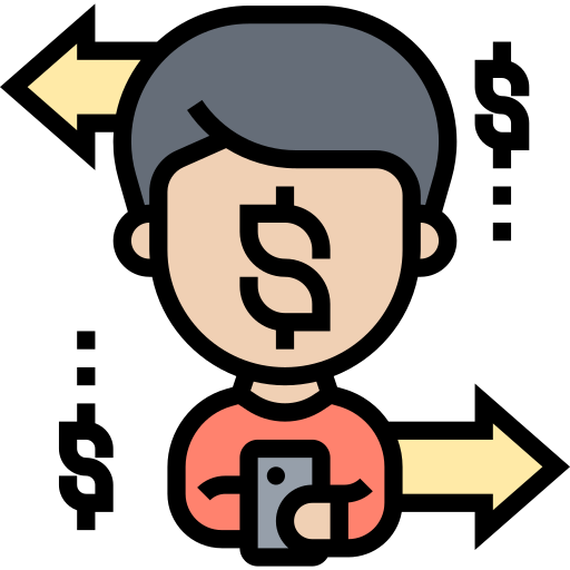 Money transfer Meticulous Lineal Color icon