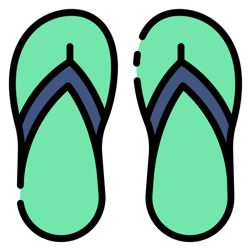 slippers Good Ware Lineal Color icoon