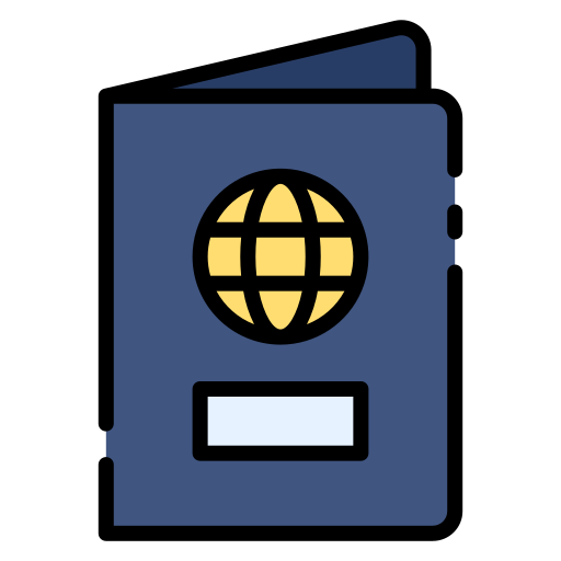 pasaporte Good Ware Lineal Color icono