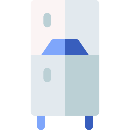 lodówka Basic Rounded Flat ikona
