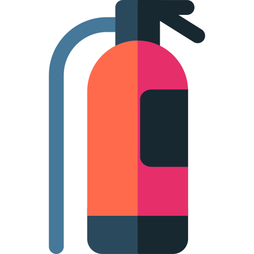 extintor de incêndio Basic Rounded Flat Ícone