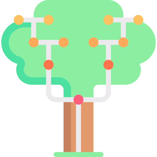 arbre généalogique Special Flat Icône