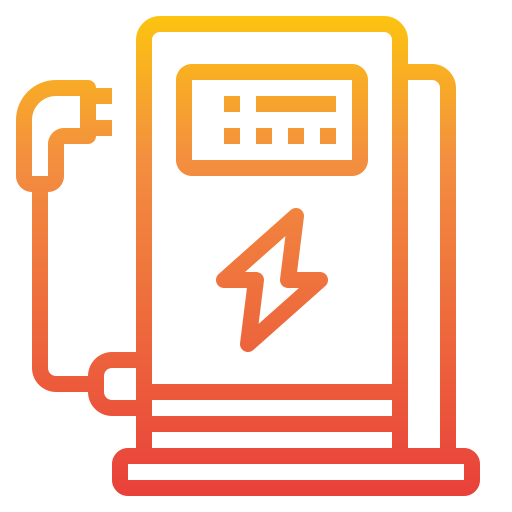 Electric station itim2101 Gradient icon