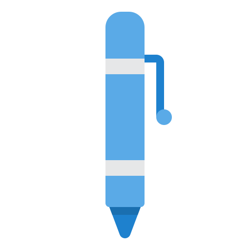 długopis itim2101 Flat ikona