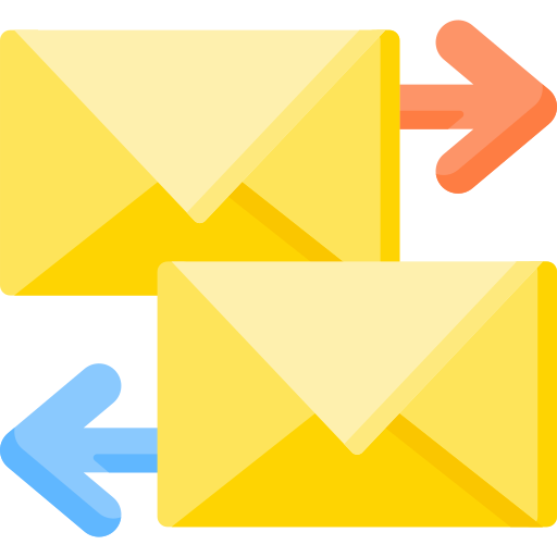 Exchange mails Special Flat icon