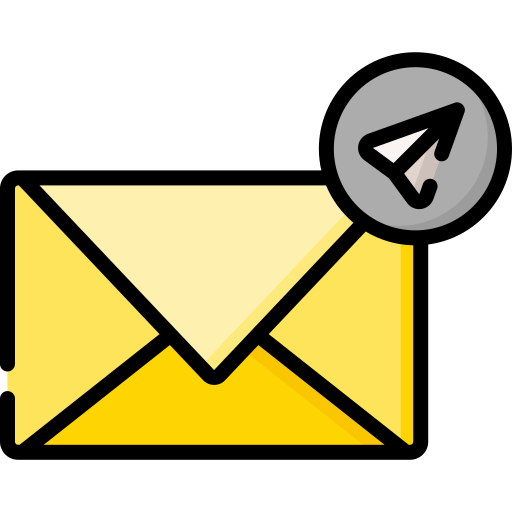 メールを送信する Special Lineal color icon