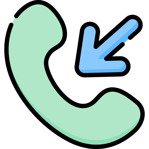 binnenkomend telefoongesprek Special Lineal color icoon