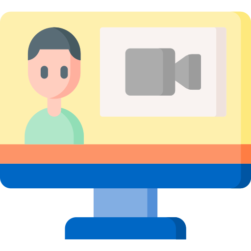 Online meeting Special Flat icon