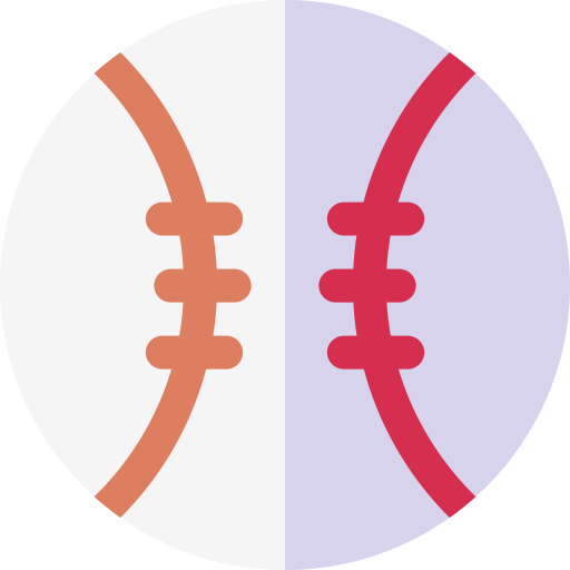 Baseball Basic Rounded Flat icon
