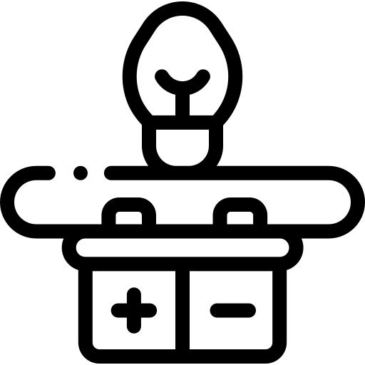 Electrical circuit Detailed Rounded Lineal icon