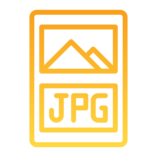 Jpg file Generic Gradient icon
