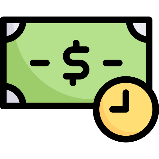 Time is money Generic Outline Color icon