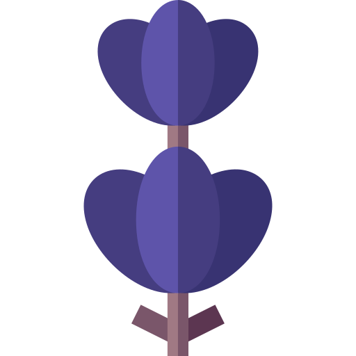 Lavender Basic Straight Flat icon