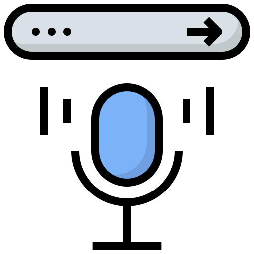 Voice search Generic Outline Color icon