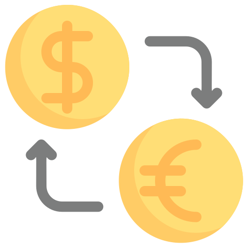 Currency exchange Generic Flat icon