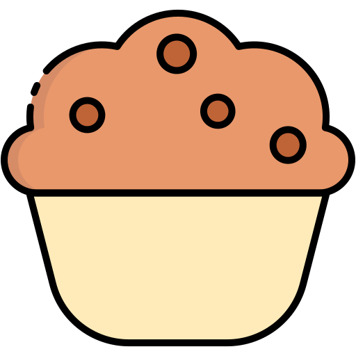 muffin Generic Outline Color Ícone