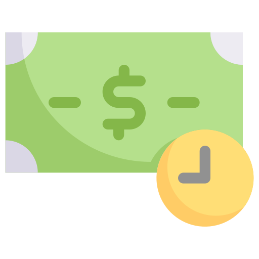zeit ist geld Generic Flat icon