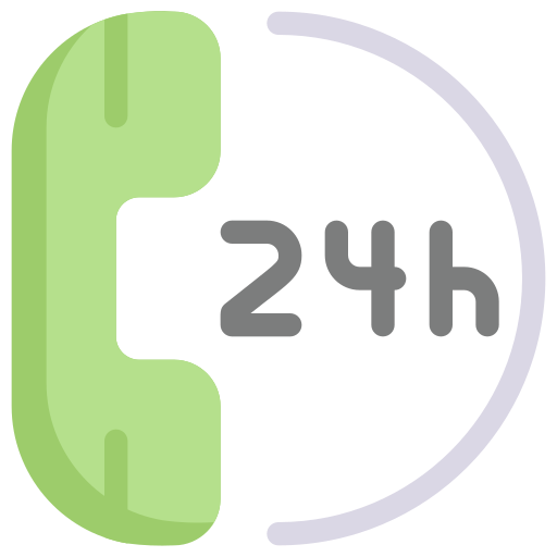 soporte 24 horas Generic Flat icono